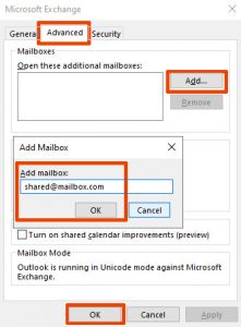 remove shared mailbox from outlook remove shared mailbox from outlook